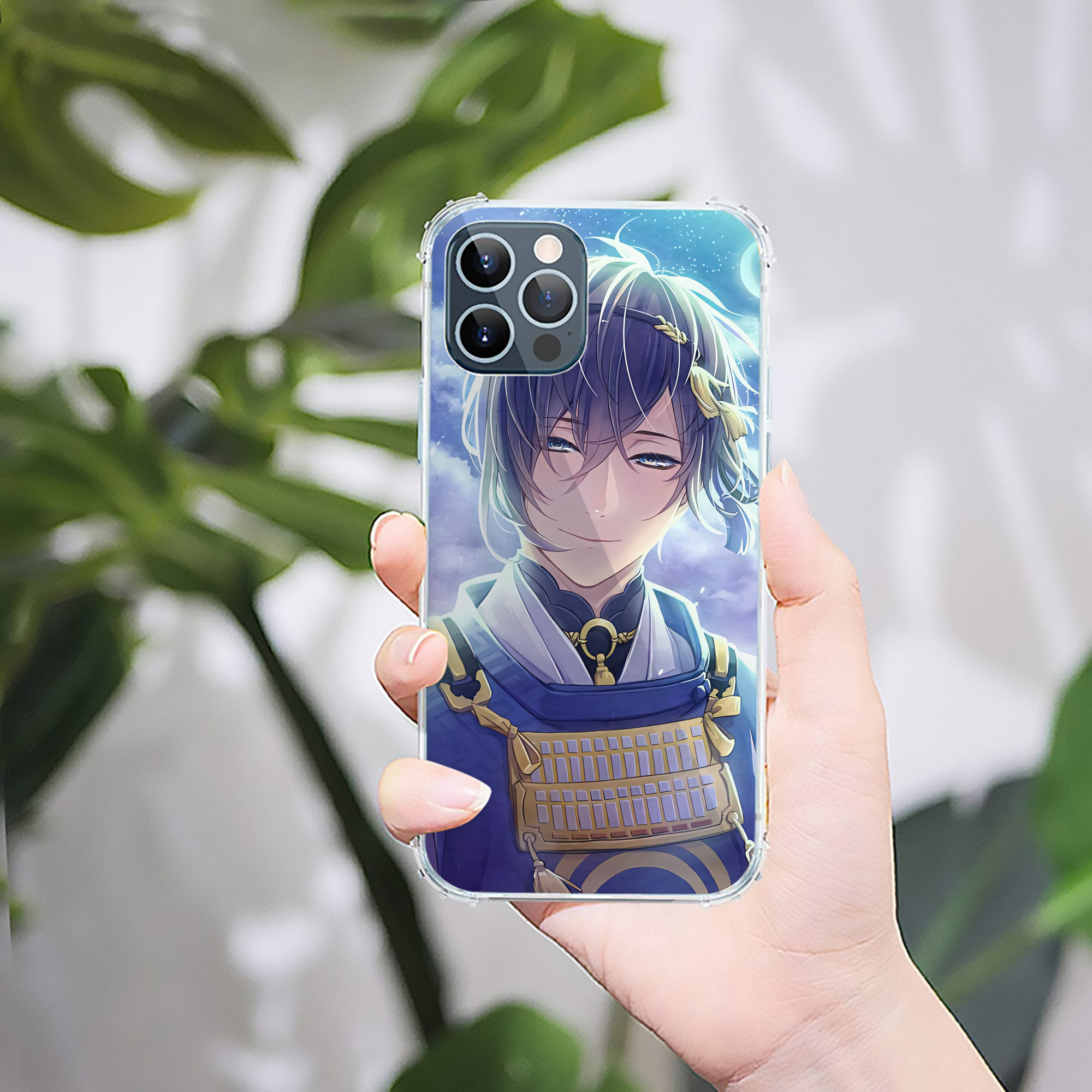 （画像用） 刀剣乱舞 Touken Ranbu 【iPhone 12シリーズ対応】透明スマホケース（クリアソフトケース）